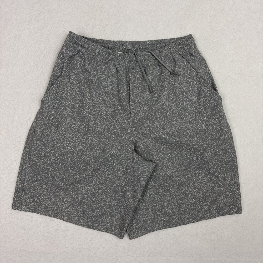Lululemon Pace Breaker Shorts Mens L Speckled Gray Lined Gym Running Athleisure